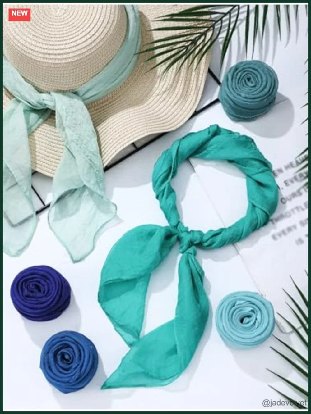 12 Pcs Chiffon Scarf Square Retro Sheer Neck Head Scarf Set